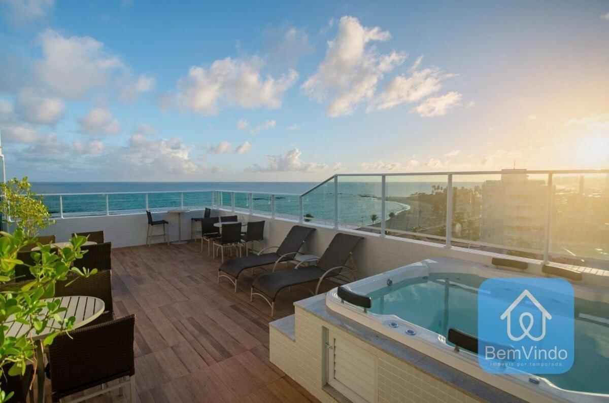 Studio A 150M Da Praia De Piata Salvador Exterior photo